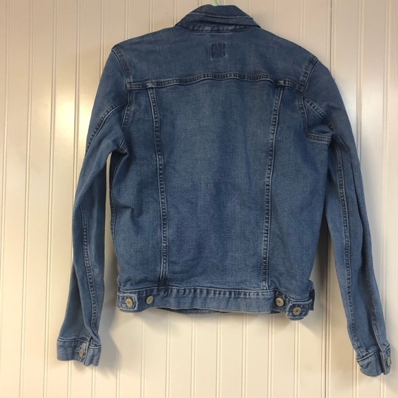 Gap Button Close Long Sleeve Denim Jean Jacket Size Medium Pockets Medium Wash - Picture 4 of 4